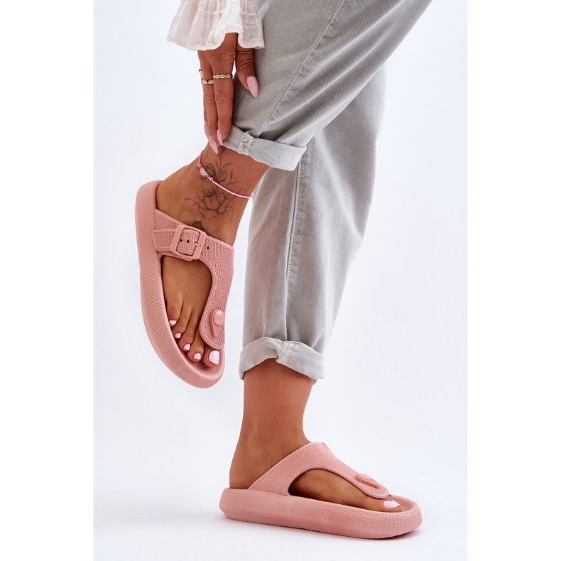 Dámské pěnové žabky růžové Apollo růžový 1 Dámské pěnové žabky růžové Apollo růžový 1