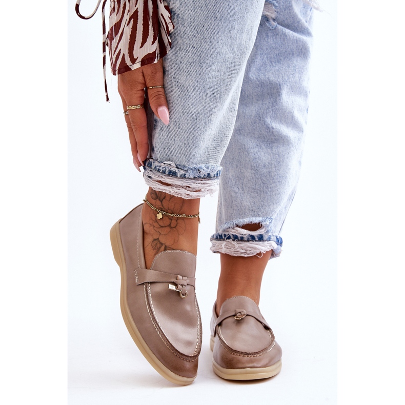 PM1 Klasické dámské mokasíny Grey Cortez šedá 1