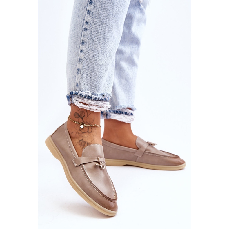 PM1 Klasické dámské mokasíny Grey Cortez šedá 2