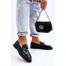 PM1 Klasické dámské mokasíny Black Cortez černý 1