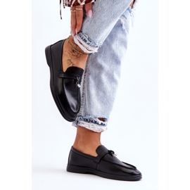 PM1 Klasické dámské mokasíny Black Cortez černý 2