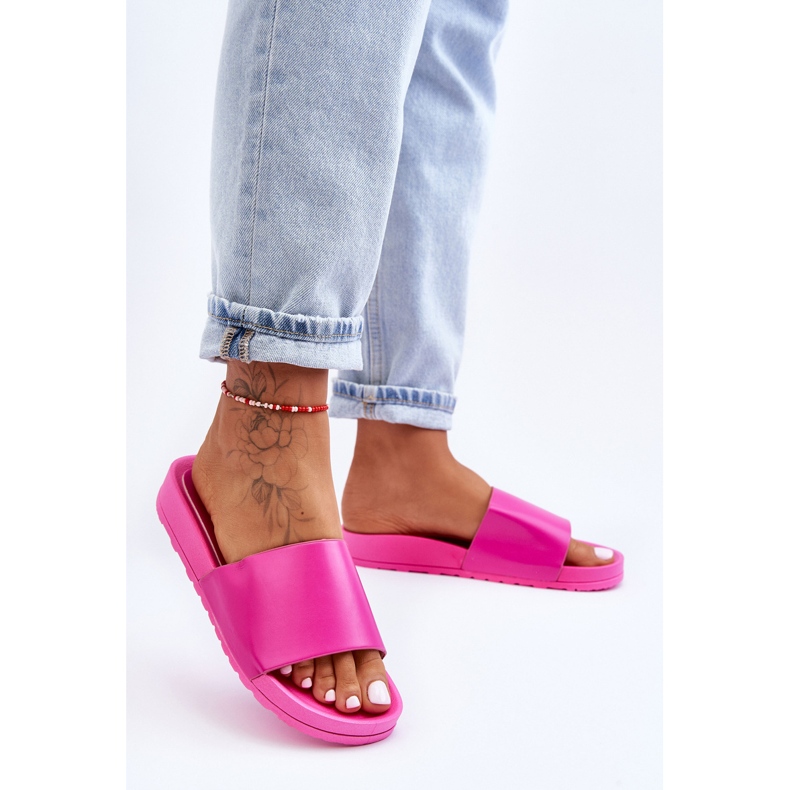 Klasické dámské pantofle Fuchsia Rolien růžový 1