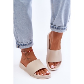 Klasické dámské pantofle Béžová Rolien béžový 1