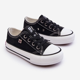 Dětské klasické tenisky Big Star DD374163 Black černá 4