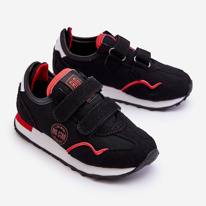 Dětské tenisky Memory Foam System Big Star LL374179 Black černá 1 Dětské tenisky Memory Foam System Big Star LL374179 Black černá 1