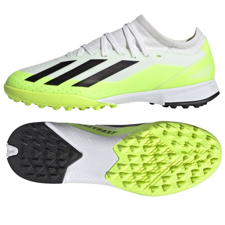 Kopačky Adidas X Crazyfast.3 Tf Jr IE1568 bílý bílý 1