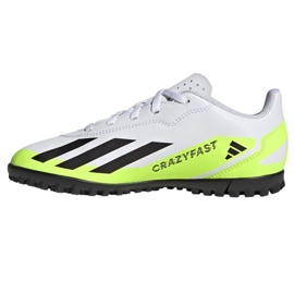 Kopačky Adidas X Crazyfast.4 Tf Jr IE4066 bílý bílý 1