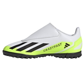 Kopačky Adidas X Crazyfast.4 Vel Tf Jr IE4060 bílý bílý 1