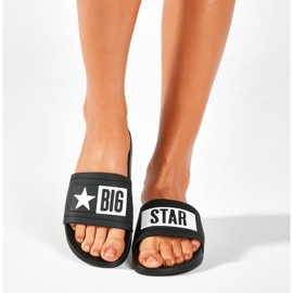 Černé gumové plážové pantofle Big Star DD274A266 černá 13