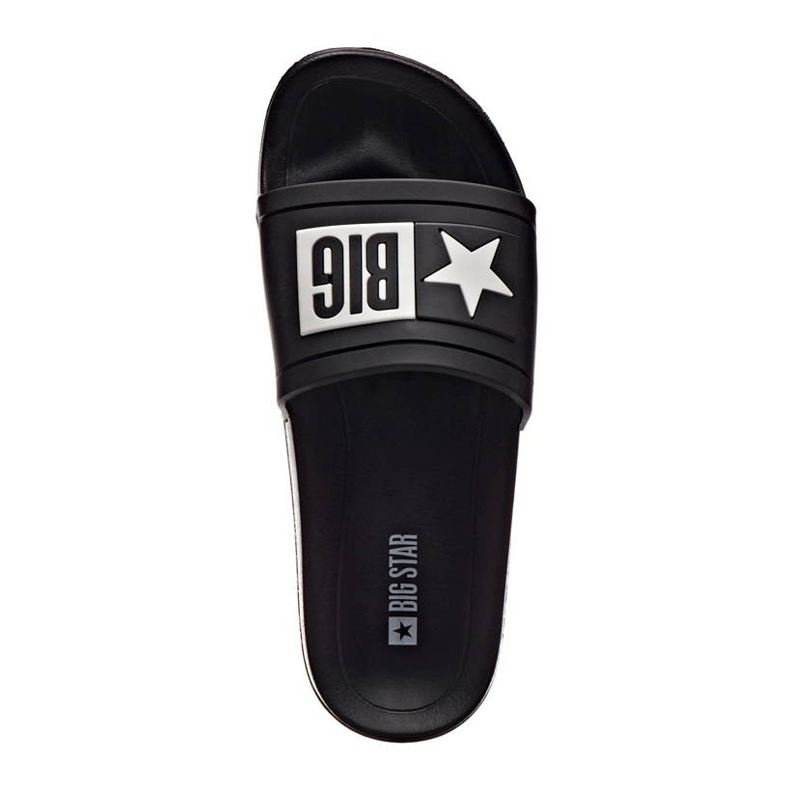 Černé gumové plážové pantofle Big Star DD274A266 černý 1