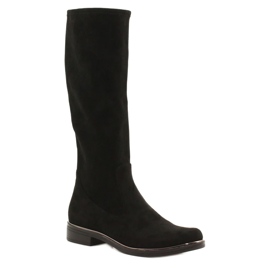 Dámské boty přes koleno Stretch Black Caprice 25510-41 044 černá 4