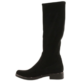 Dámské boty přes koleno Stretch Black Caprice 25510-41 044 černý 5