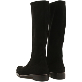 Dámské boty přes koleno Stretch Black Caprice 25510-41 044 černý 6