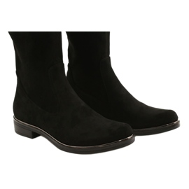 Dámské boty přes koleno Stretch Black Caprice 25510-41 044 černá 7