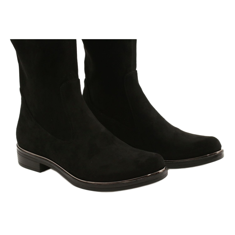 Dámské boty přes koleno Stretch Black Caprice 25510-41 044 černý 7