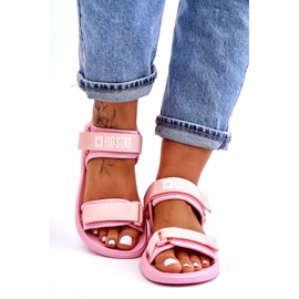Dámské sportovní sandály Big Star LL274729 růžové růžový 3