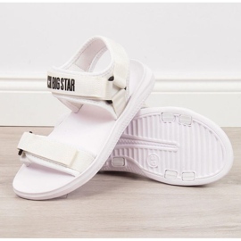 Bílé sandály Big Star W HH274A026 bílý 1