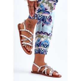 Dámské sandály Silver Alemona stříbro 2