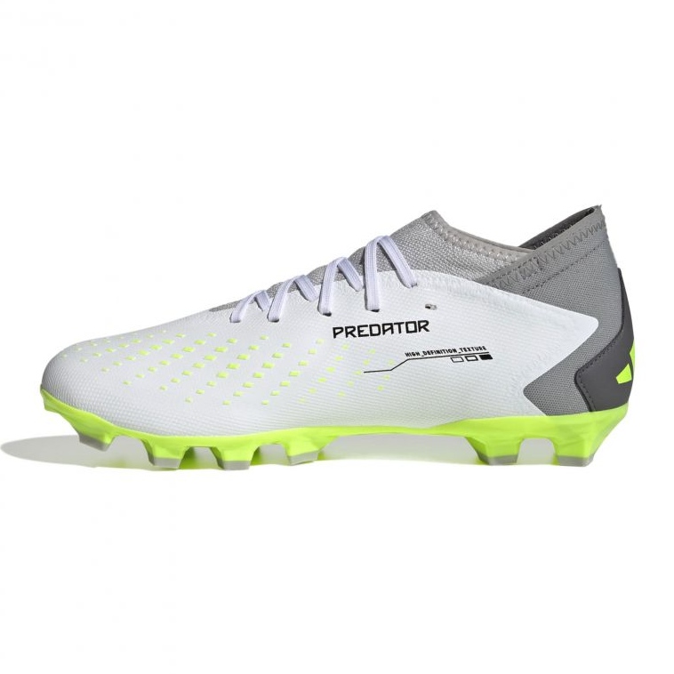 Kopačky Adidas Predator Accuracy.3 Mg M IE9484 bílá a šedá bílý 1