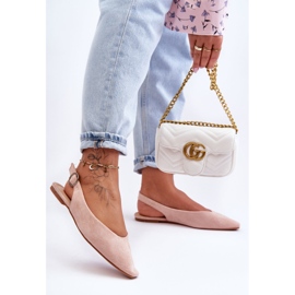 PS1 Dámské růžové semišové baleríny Kenra růžový 1 PS1 Dámské růžové semišové baleríny Kenra růžový 1