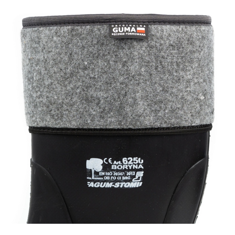 Fagum-Stomil Pracovní boty, holínky, Boryna 6250 černá 4