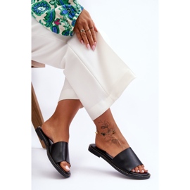 Klasické dámské černé pantofle Aphrodite černá 1 Klasické dámské černé pantofle Aphrodite černá 1