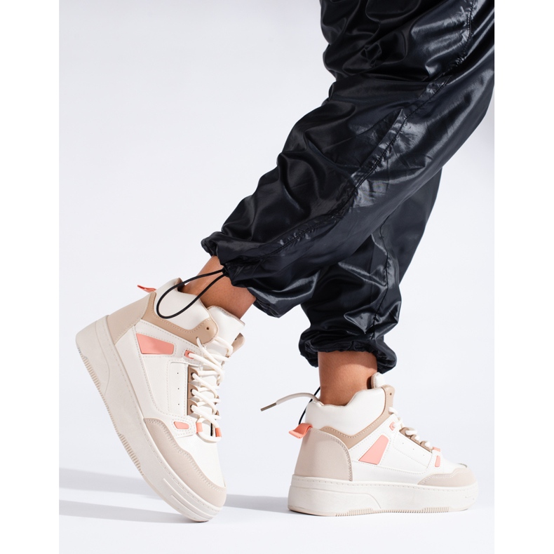 Dámské béžové tenisky High Shelovet béžový 1