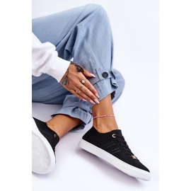 PE1 Dámské šněrovací tenisky černá Etna 2