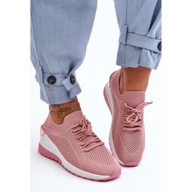 PG1 Látkové nazouvací sportovní boty růžové Visconti Wedge růžový 1 PG1 Látkové nazouvací sportovní boty růžové Visconti Wedge růžový 1