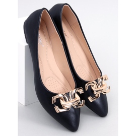 Seastar Elegantní balerínky s přezkou od Simona Black černá 1 Seastar Elegantní balerínky s přezkou od Simona Black černá 1