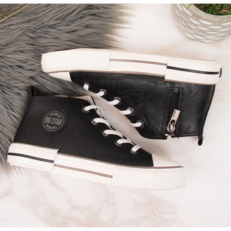 Dětské tenisky eko kůže černá Big Star II374003 2