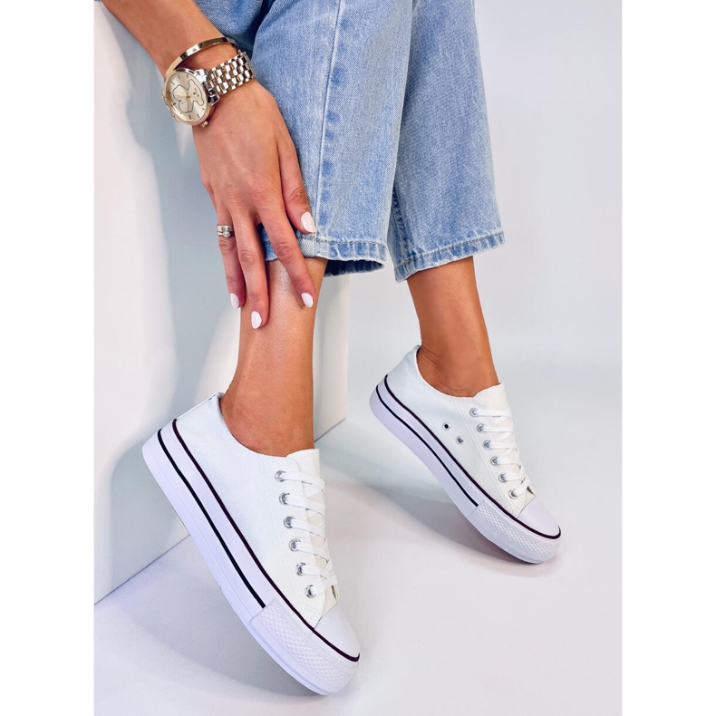 Klasické dámské tenisky Fargis White bílý 1 Klasické dámské tenisky Fargis White bílý 1