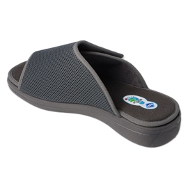 Dr.ORTO Befado pánské pantofle se suchým zipem dole 078M001 zelené zelená 2