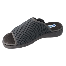 Dr.ORTO Befado pánské pantofle se suchým zipem dole 078M001 zelené zelená 1