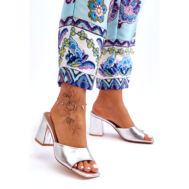 Stříbrné eko-lebální ekologické žabky stříbrný 1