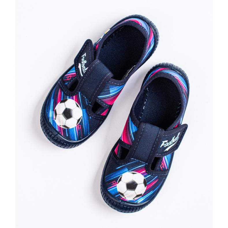 SHELOVET Pantofle na suchý zip pro kluka 3F vícebarevný 1