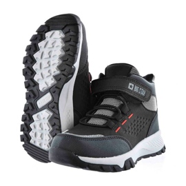 Černé kotníkové boty Big Star pro chlapce KK374121 černá 2