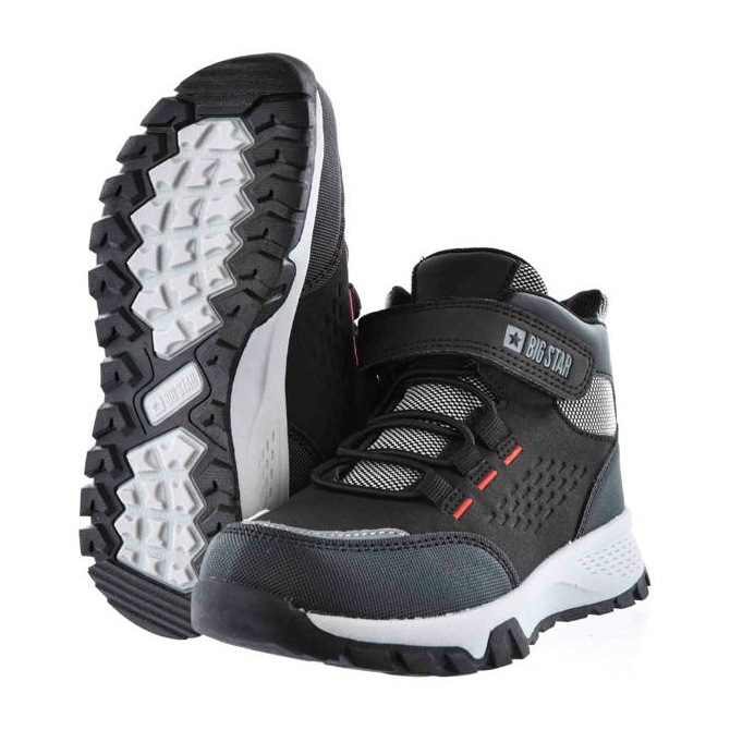 Černé kotníkové boty Big Star pro chlapce KK374121 černá 2