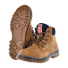 Chlapecké boty zateplené camel Big Star KK374130 žlutá 2 Chlapecké boty zateplené camel Big Star KK374130 žlutá 2