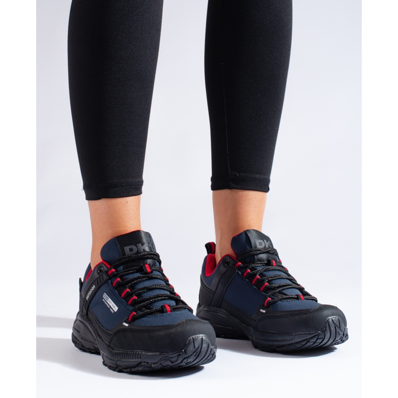 DK Outdoorová trekingová obuv černá námořnická modrá 1