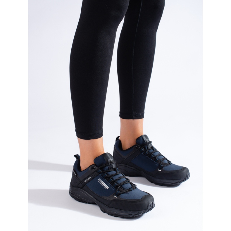 Dámské outdoorové trekové boty DK tmavě modrá modrý 2 Dámské outdoorové trekové boty DK tmavě modrá modrý 2