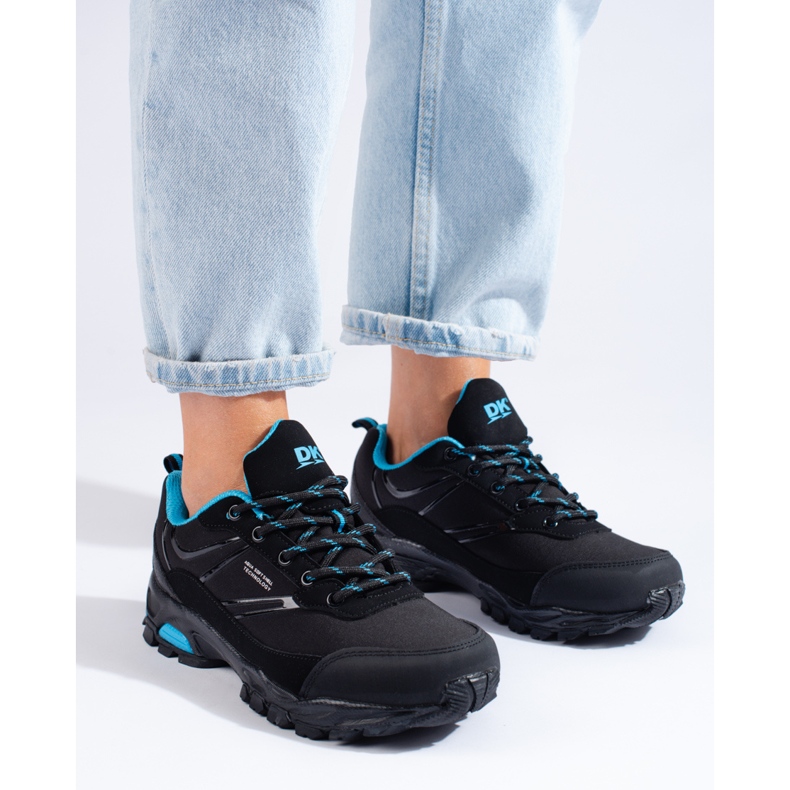 DK černomodré sportovní trekingové boty pro ženy černá 1 DK černomodré sportovní trekingové boty pro ženy černá 1