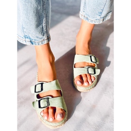 Mainské zelené espadrilky zelená 1