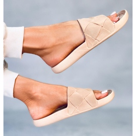 Gumové skluzavky Lottner Khaki béžový 1 Gumové skluzavky Lottner Khaki béžový 1