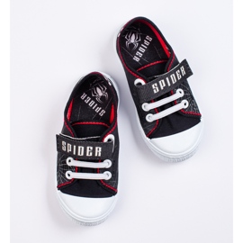 SHELOVET Tenisky pro kluka na suchý zip 3F černý 1