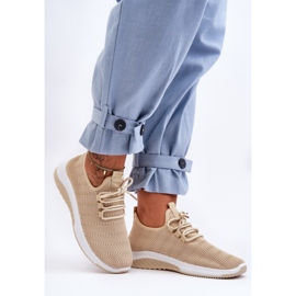PG1 Klasické textilní nazouvací tenisky Béžová Gusto béžový 2