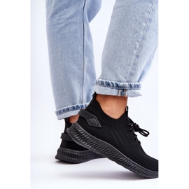 PG1 Dámské nazouvací textilní tenisky Zauna černé černá 2