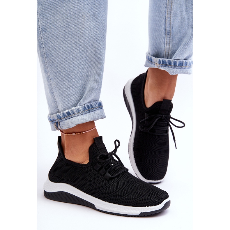 PG1 Klasické látkové nazouvací tenisky Black Gusto černá 1