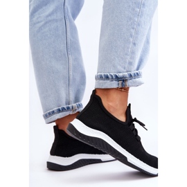 PG1 Klasické látkové nazouvací tenisky Black Gusto černá 2