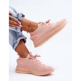 PG1 Dámské nazouvací textilní tenisky Pink Zauna růžový 2 PG1 Dámské nazouvací textilní tenisky Pink Zauna růžový 2
